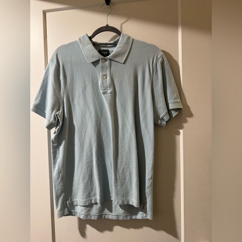 J. Crew Soft Blue Knit Top